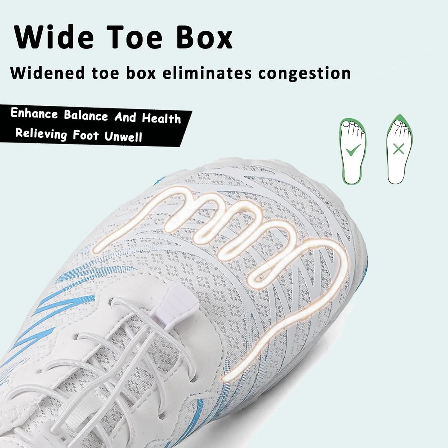 2025 New Hiking Footwear for Women Men Lightweight Wide Toe Box Breathable Camping Shoes,Summer Water-Resistant Swim Trail Water Shoes,Outdoor Fashion Comfortable Grounded Comfort Wear