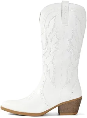 Cowboy Boots Fashion Pointy toe Boots Women Western Cowgirl Boots