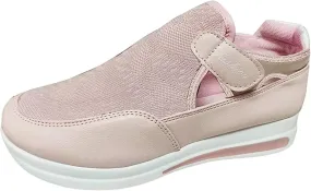 Ladmiple Sneakers For Women Slip On Wide Width Canvas Shoes Casual Cute Fashion Walking Shoe Dressy Summer Flats Loafers