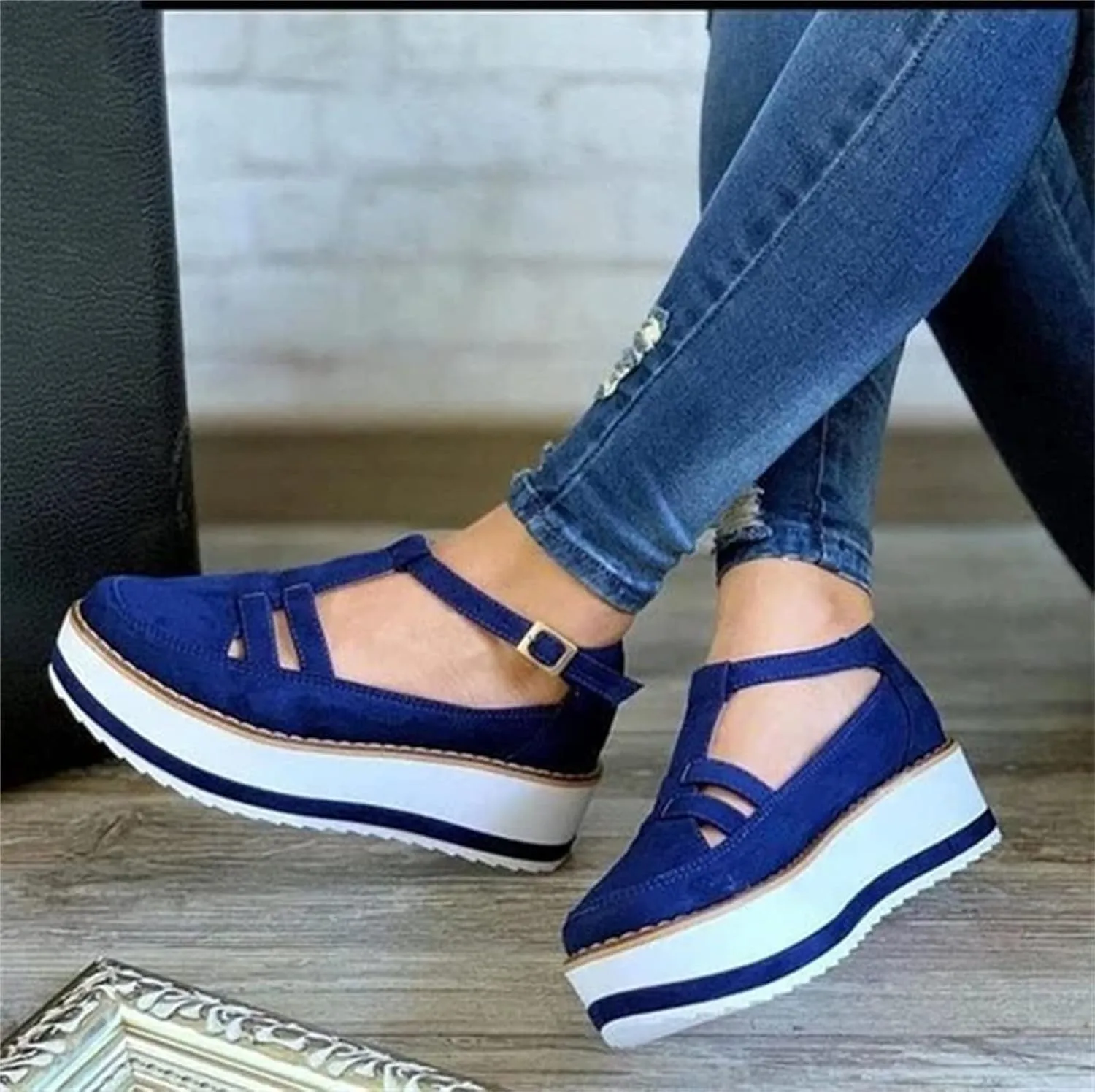 Ladmiple Sneakers For Women Walking Shoes Wide Width Glitter Sparkly Fashion Slip On Dressy Casual Summer Flats Loafers