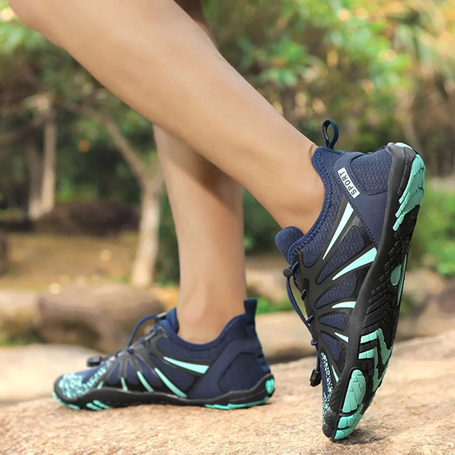 Men's Quick Drying Wading Shoes Summer Swim Sports Socks Shoes for Boating Diving Fishing Breathable Surfing Shoe