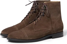 Santimon Mens Oxfords Boots Casual Dress Suede Leather Chelsea Boots Handmade Motorcycle Boots Fashion Prom Wedding Business Casual Derby Boots Cowboy Boots for Men