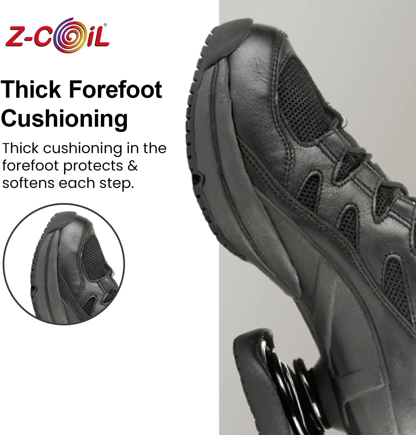 Z-CoiL Men's Freedom Pain-Relief Footwear, Open Coil