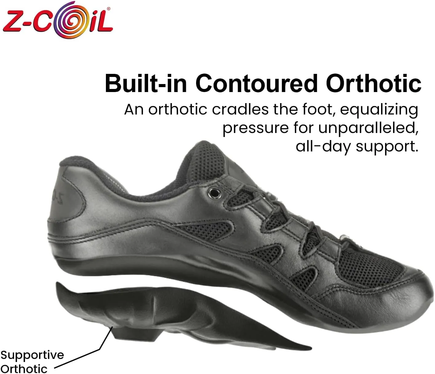 Z-CoiL Men's Freedom Pain-Relief Footwear, Open Coil