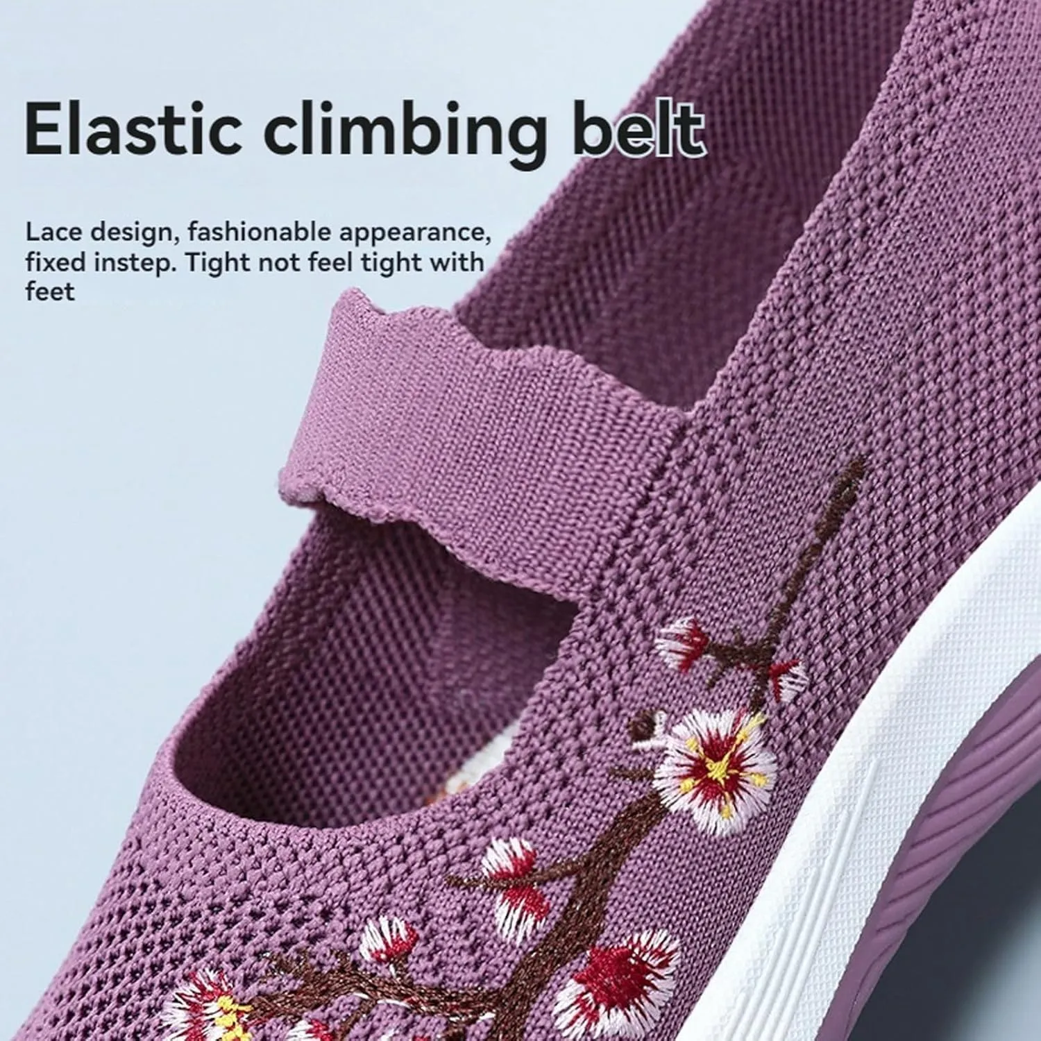 ZWRXW Womens Barefoot Walking Shoes Arch Support Orthopedic Shoe Extra Wide Toe Box Healthy & Non-Slip Diabetic Shoes Mesh Up Footwear with Adjustable Strap for Indoor Outdoor